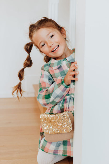 Handbag - Gold Sequins