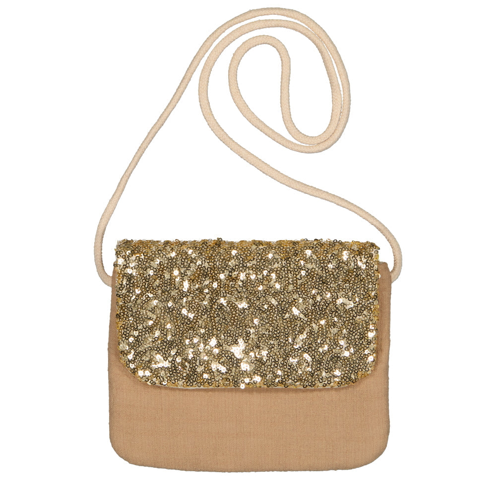Sac à main - Sequins or | Luciole et petit pois