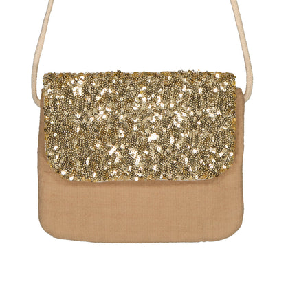 Sac à main pour les enfants - Sequins or | Luciole et petit pois